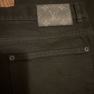 Men’s Louis Vuitton Black Jeans